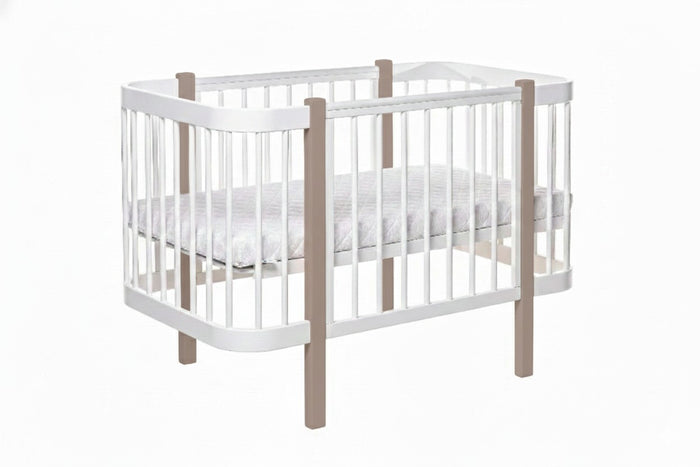 Baby Crib ELIN - Cappuccino/White