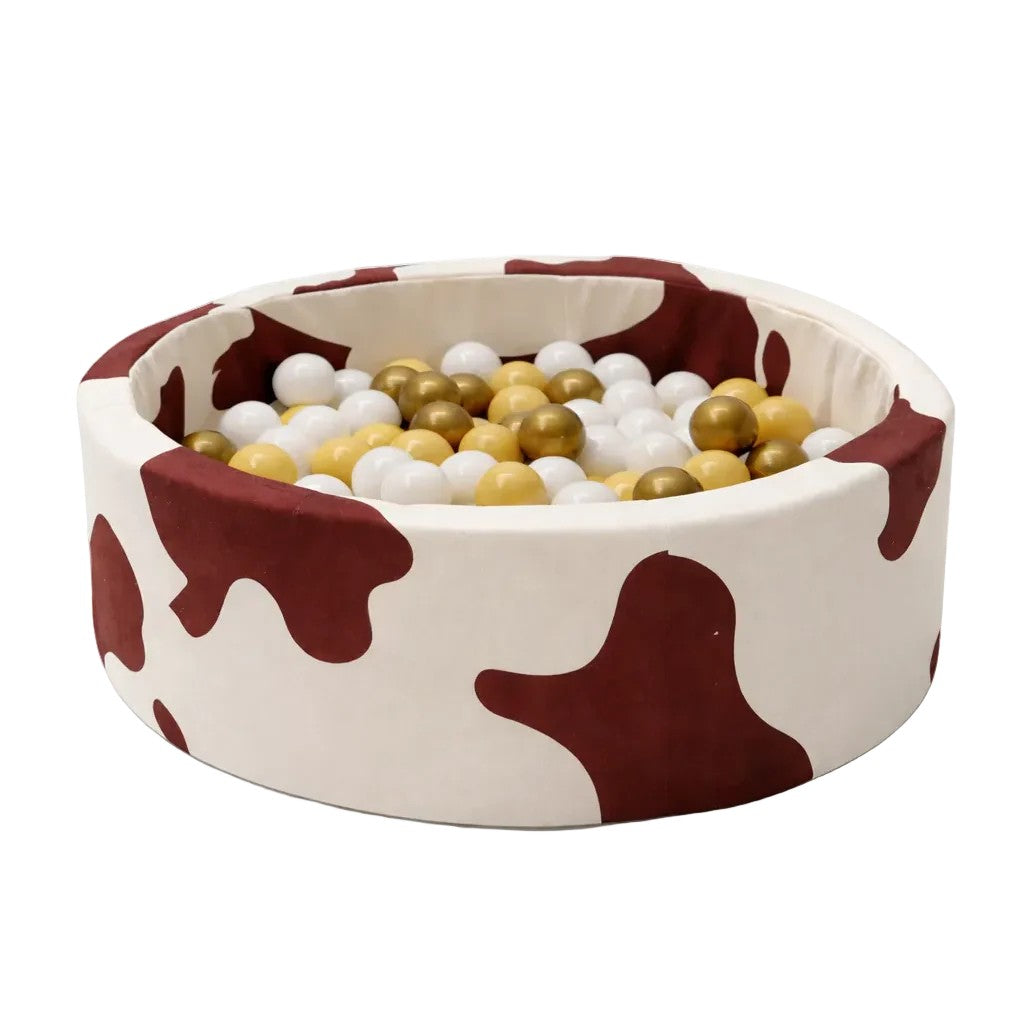 Foam Round Ball Pit - Cow, 200 Balls