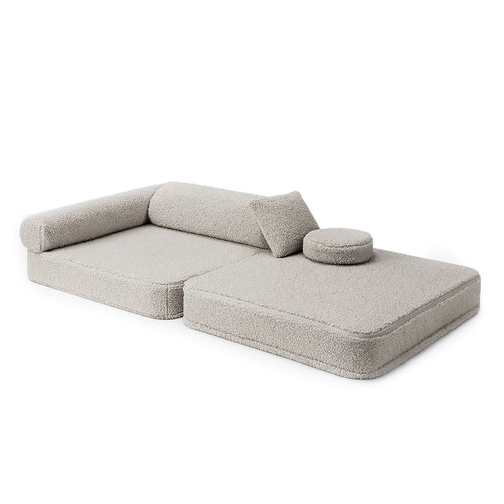Modular Children's Chair - 5 Elements, Bearly Light Grey