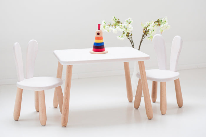 Table and 2 chair set - Bunny