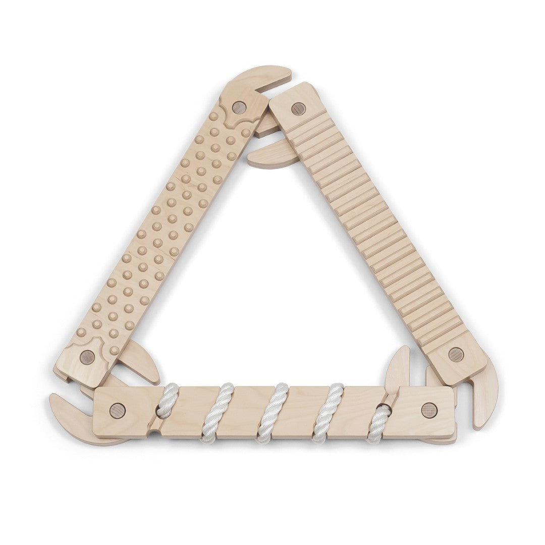 TipiToo Small Balance Beam 3 Piece Set - White Rope