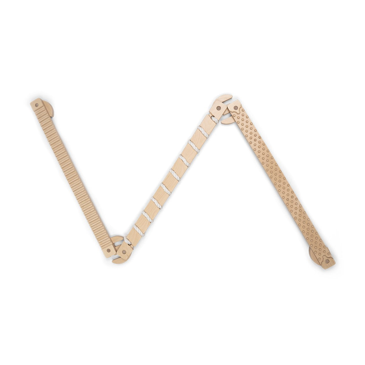 TipiToo Large Balance Beam 3 Piece Set - White Rope