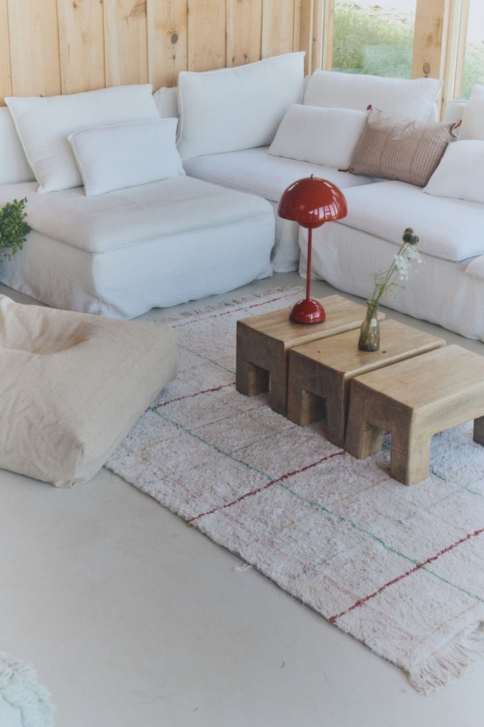 Washable Rug Colorful Lines, 140 x 200 cm