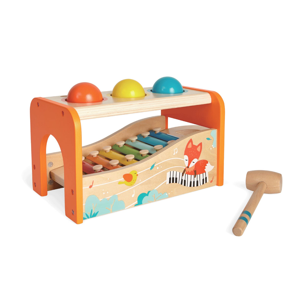 Wooden Xylophone & Ball Game